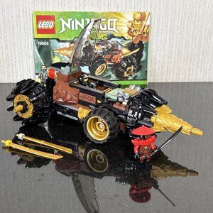 LEGO Ninjago 70502 Cole’s Earth Driller 98% Complete w/ Manual & Minifigs
